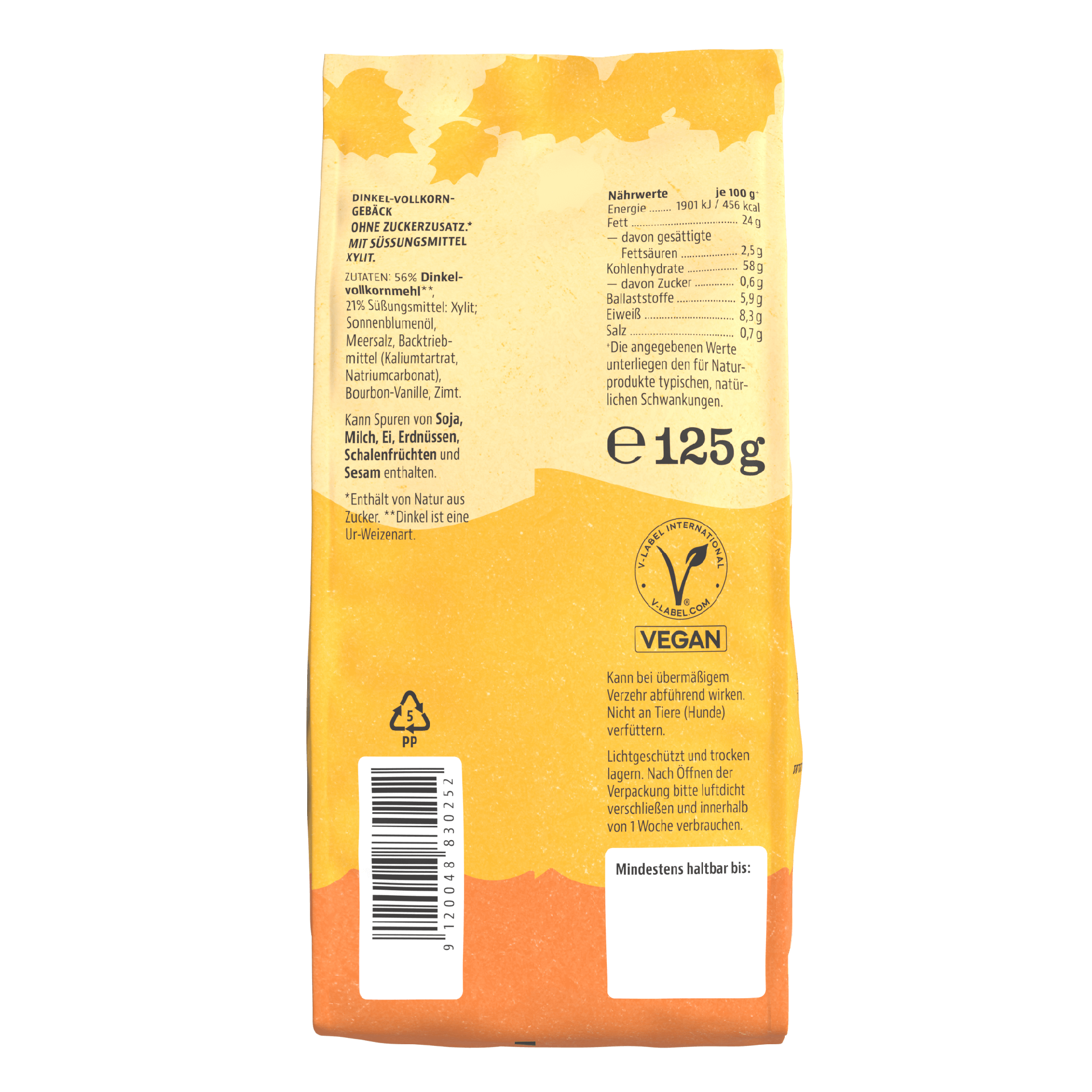 birkengold-dinkel-vollkorn-kekse-125-g-vegan-ohne-zuckerzusatz image 4