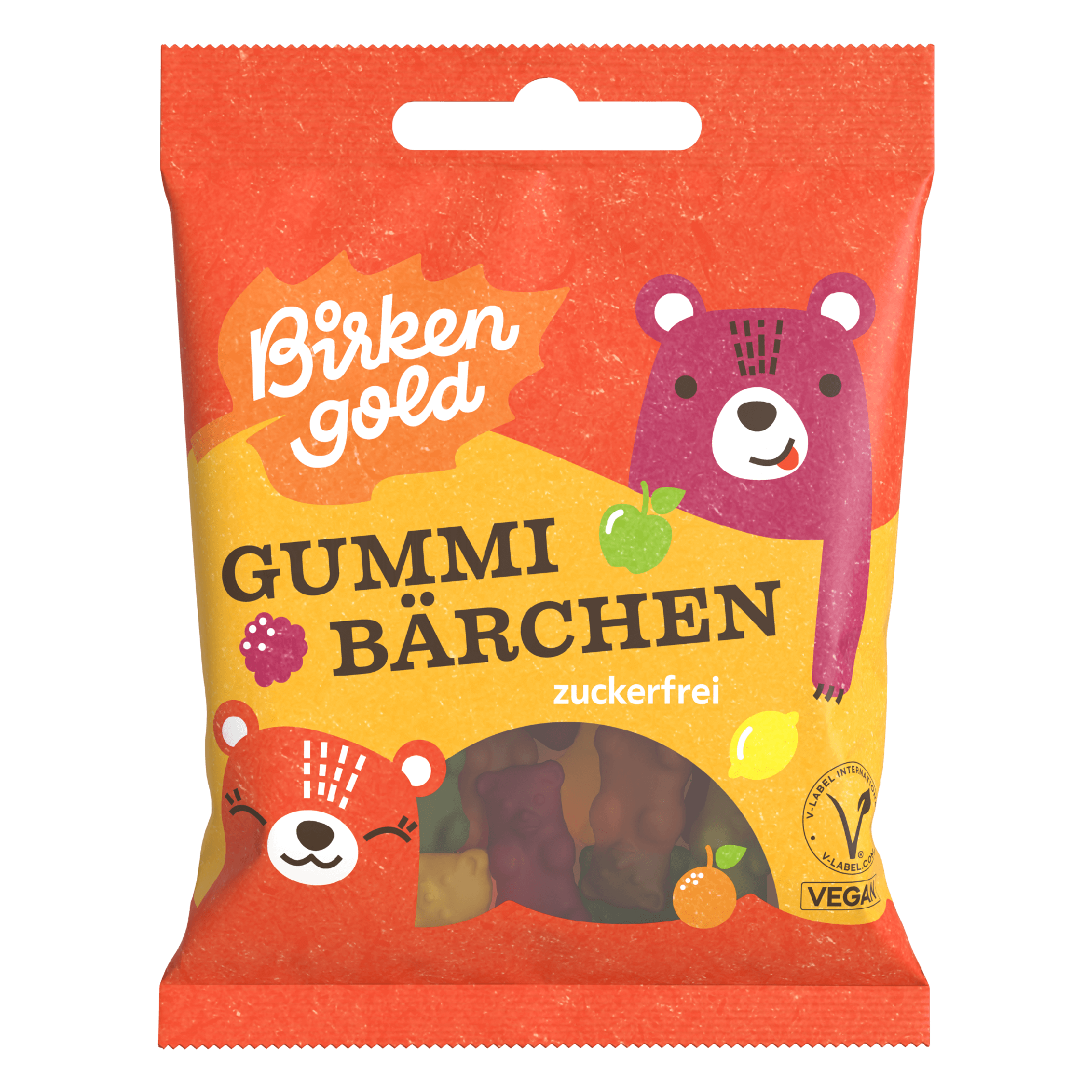 birkengold-gummib-rchen-50-g-zuckerfrei-gelatinefrei-vegan image 1