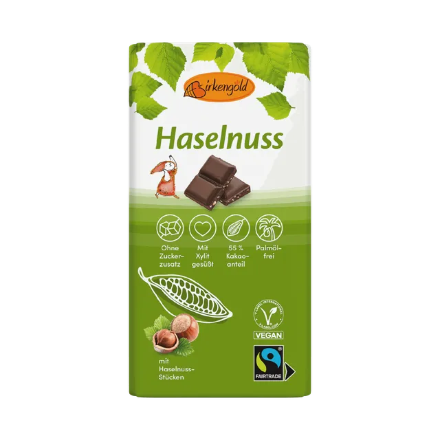 birkengold-schokolade-haselnuss-100-g-fairtrade-ohne-zuckerzusatz image 1