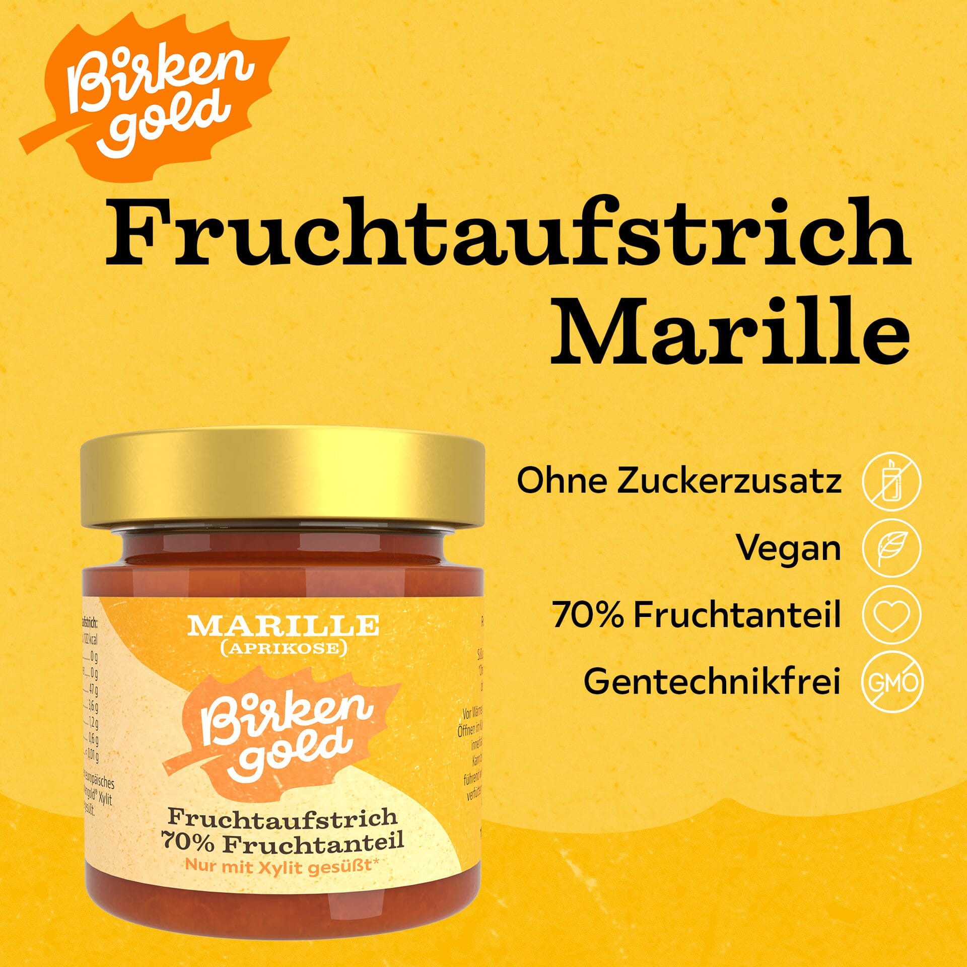 birkengold-fruchtaufstrich-marille-aprikose-200-g-70-frucht image 2
