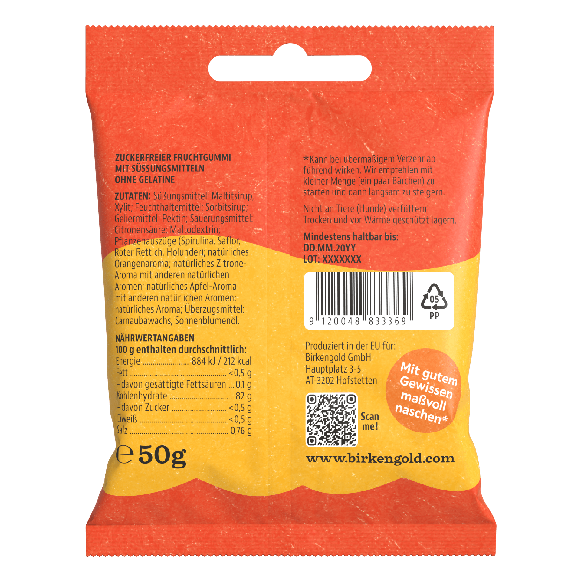 birkengold-gummib-rchen-50-g-zuckerfrei-gelatinefrei-vegan image 4