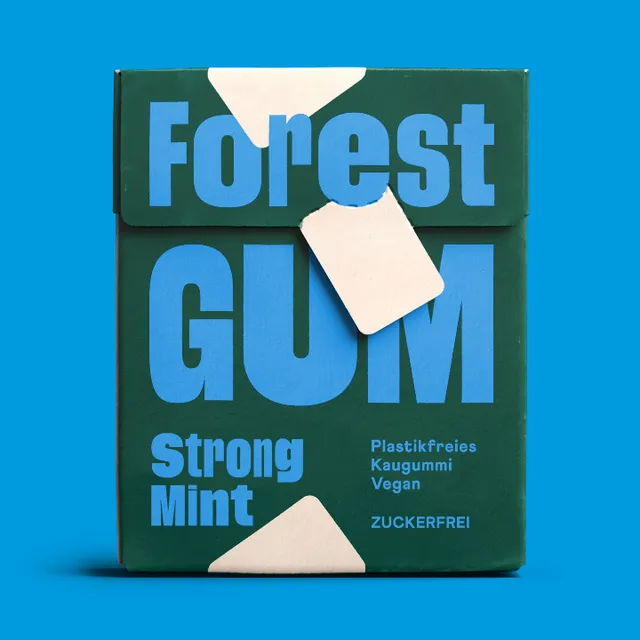 forestgum-kaugummi-strong-mint-zuckerfrei-extra-stark image 1