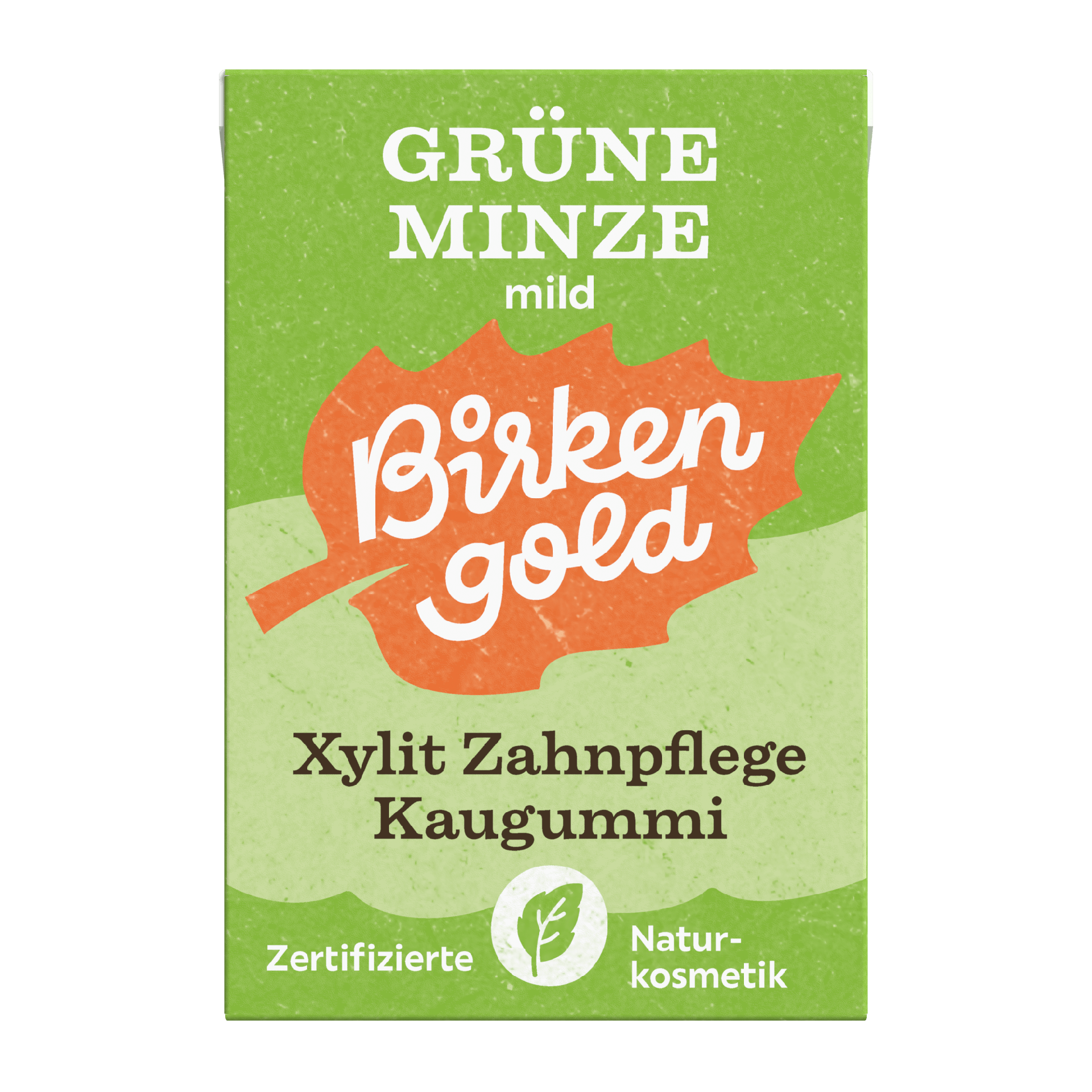 birkengold-kaugummi-gr-ne-minze-zuckerfrei-plastikfrei-20-st-ck image 1