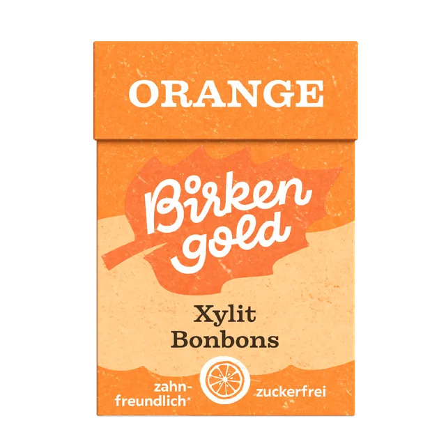 birkengold-xylit-bonbons-orange-zuckerfrei-30-g-flip-top image 1