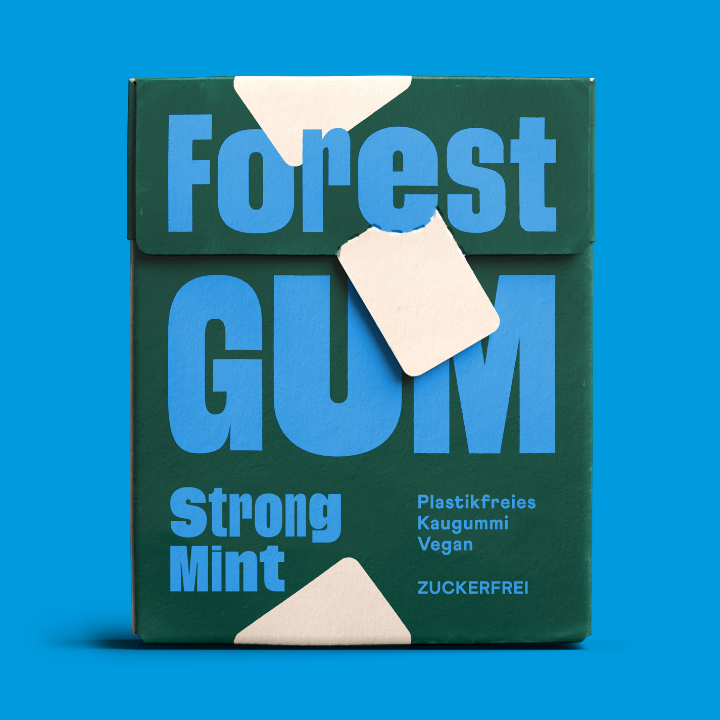 forestgum-kaugummi-strong-mint-zuckerfrei-extra-stark image 1