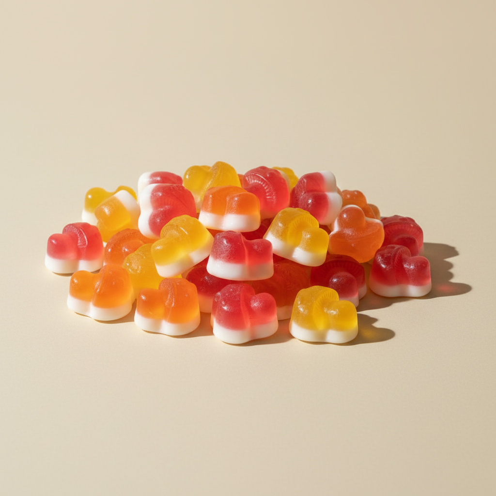 forestgum-fruchtgummi-vegan-mushroom-magic-6x-pfirsich-maracuja-rhabarber image 5