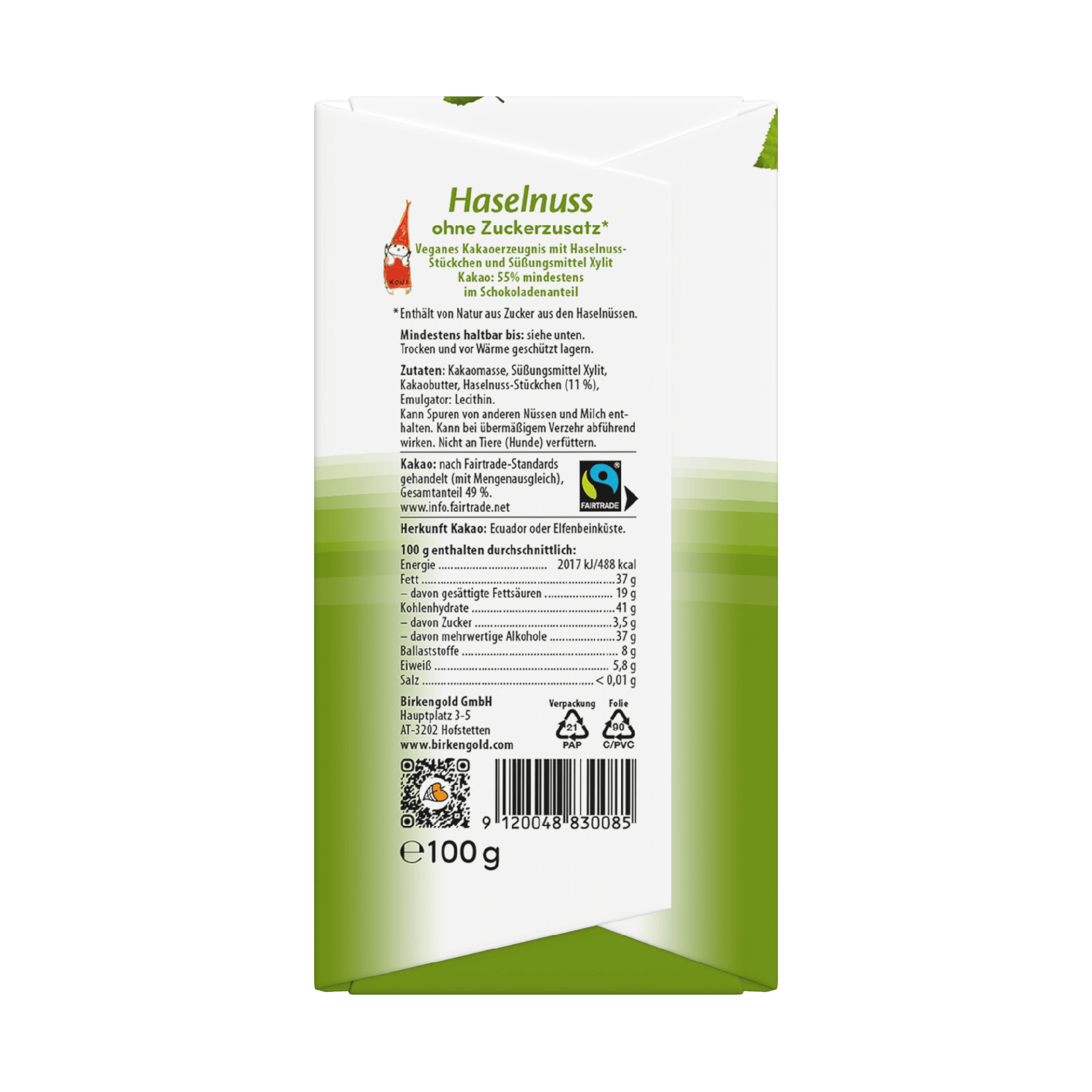 birkengold-schokolade-haselnuss-100-g-fairtrade-ohne-zuckerzusatz image 3