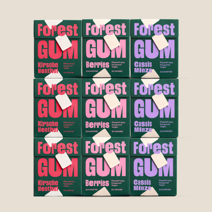 forestgum-kaugummi-9er-probierset-fruity-3-sorten image 1