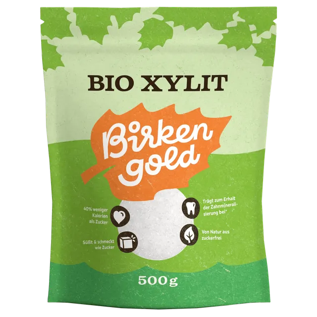birkengold-bio-xylit-500-g-beutel-aus-bio-mais-zuckerfrei image 1