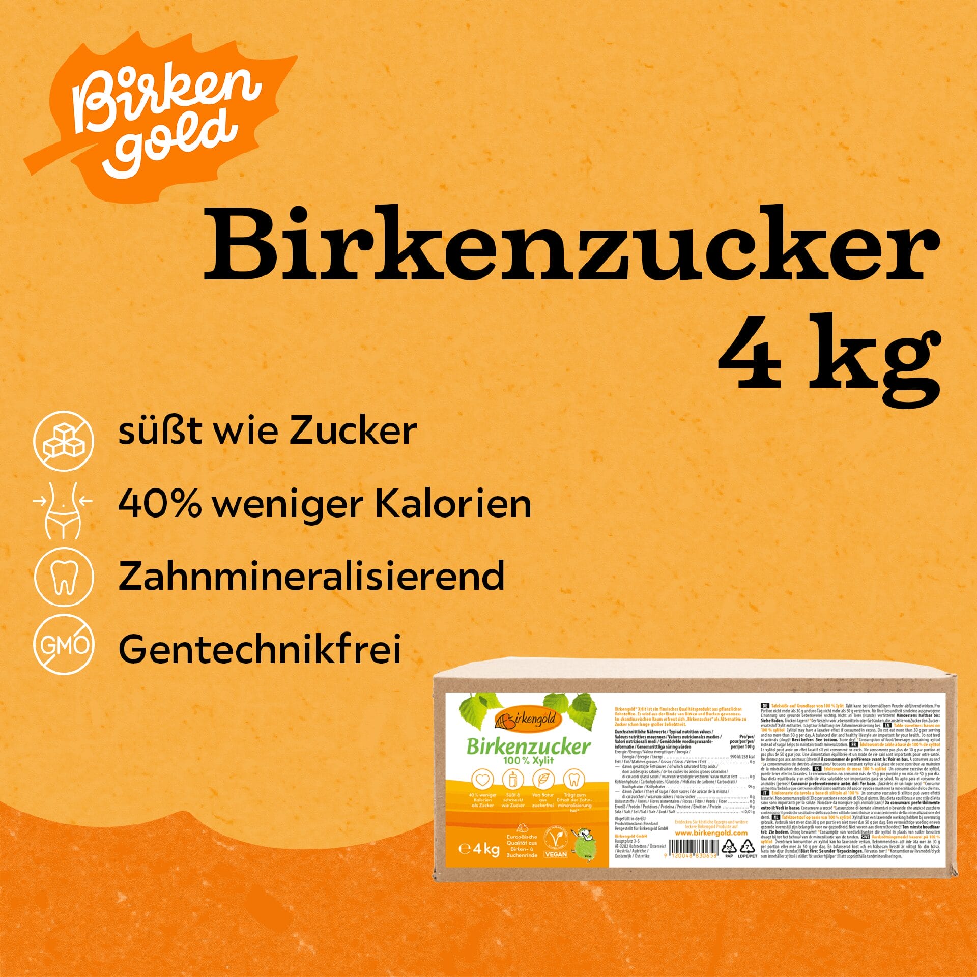 birkengold-birkenzucker-xylit-4-kg-aus-birken-und-buchenrinde image 2