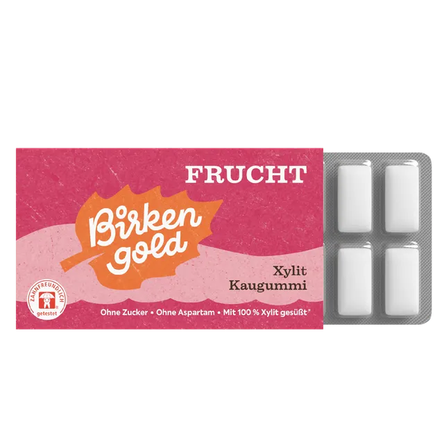 birkengold-kaugummi-frucht-zuckerfrei-12-st-ck image 1