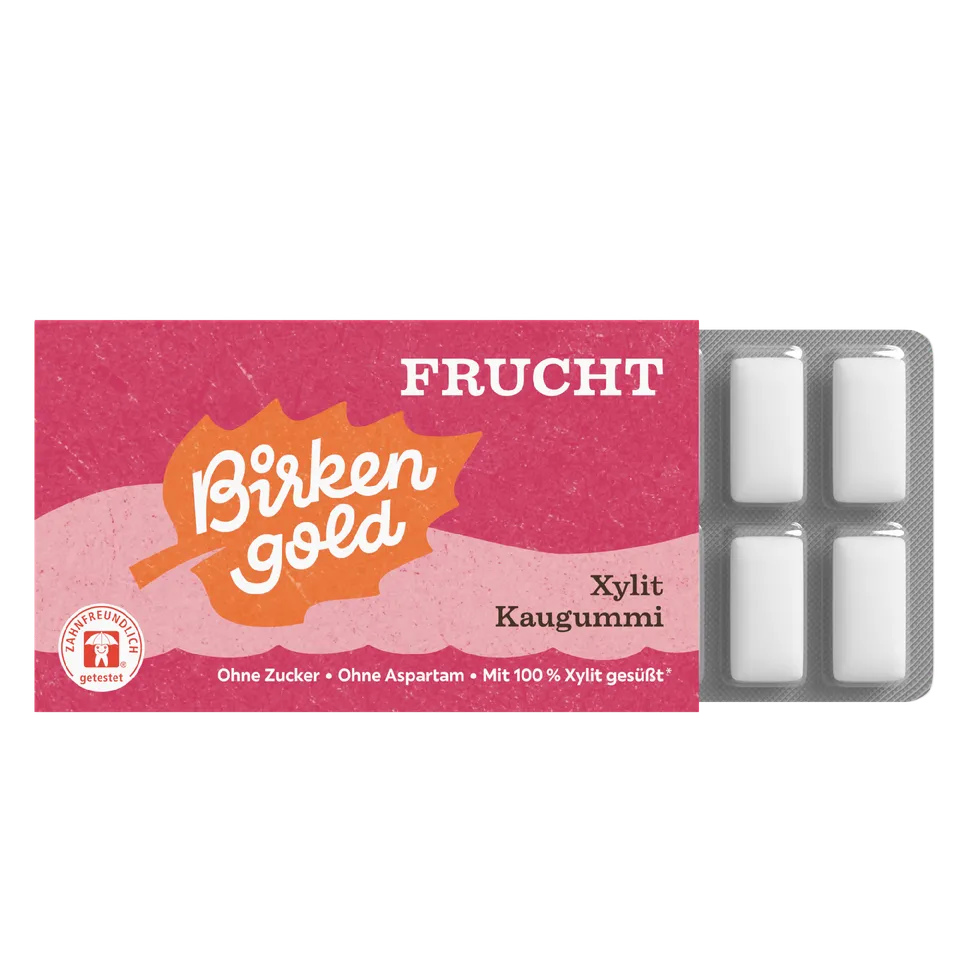 birkengold-kaugummi-frucht-zuckerfrei-12-st-ck image 1
