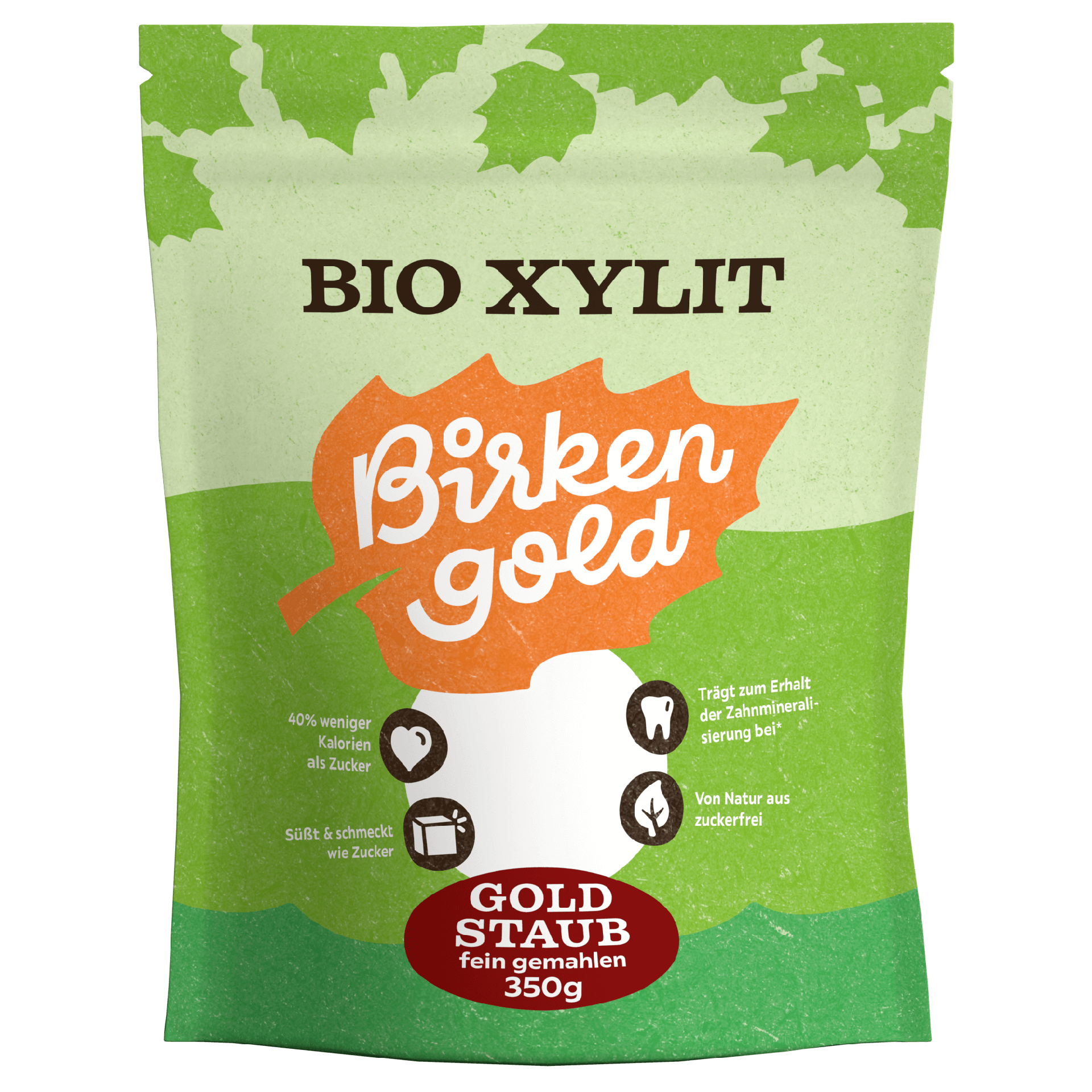 birkengold-bio-xylit-goldstaub-350-g-beutel-fein-gemahlen-aus-bio-mais image 1